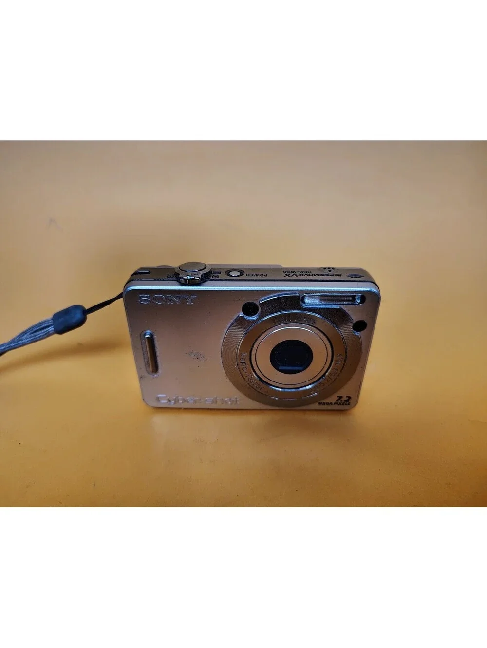 Sony Cyber-shot DSC-W55 7.2MP Digital Camera Silver Carl Zeiss 3x Optical Zoom